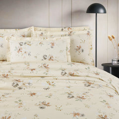 Malako Basel Fohn Floral 100% Cotton King Size Bedding Set - MALAKO