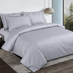 Malako Como Jacquard Checkered 550 TC 100% Cotton King Size Bedding - MALAKO