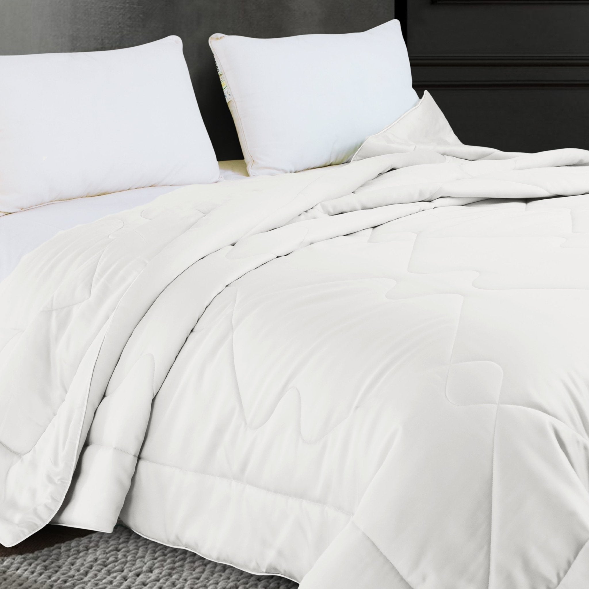 Malako Eco - Luxe Off White 100% Bamboo Quilt/Comforter (For Summer: 200GSM) - MALAKO