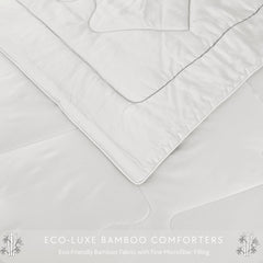 Malako Eco - Luxe Off White 100% Bamboo Quilt/Comforter (For Summer: 200GSM) - MALAKO