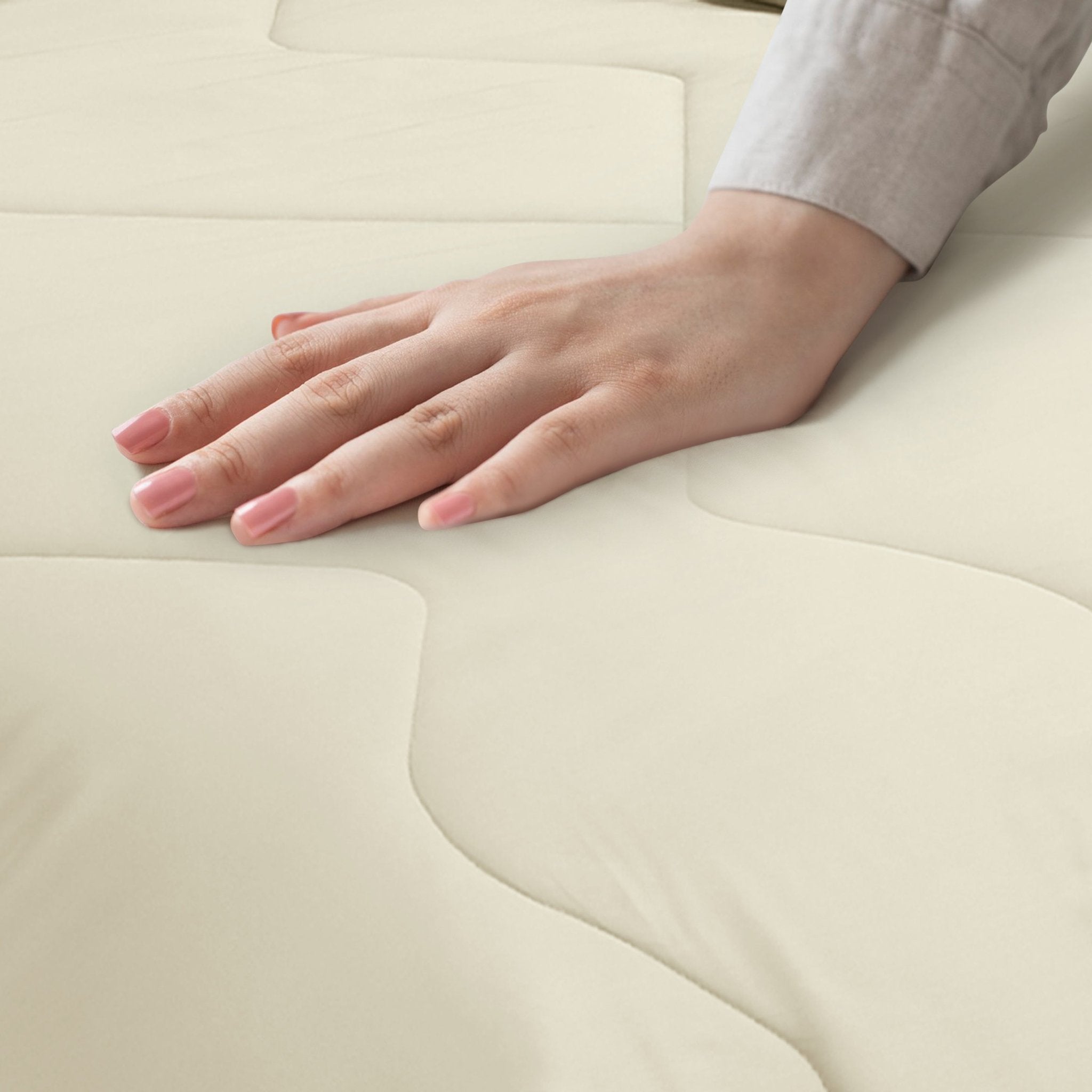 Malako Eco - Luxe Olive Beige 100% Bamboo Quilt/Comforter (For Summer: 200GSM) - MALAKO