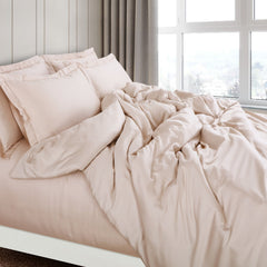 Malako Eco - Luxe: Premium Bamboo Bedding Collection (Beige) - MALAKO