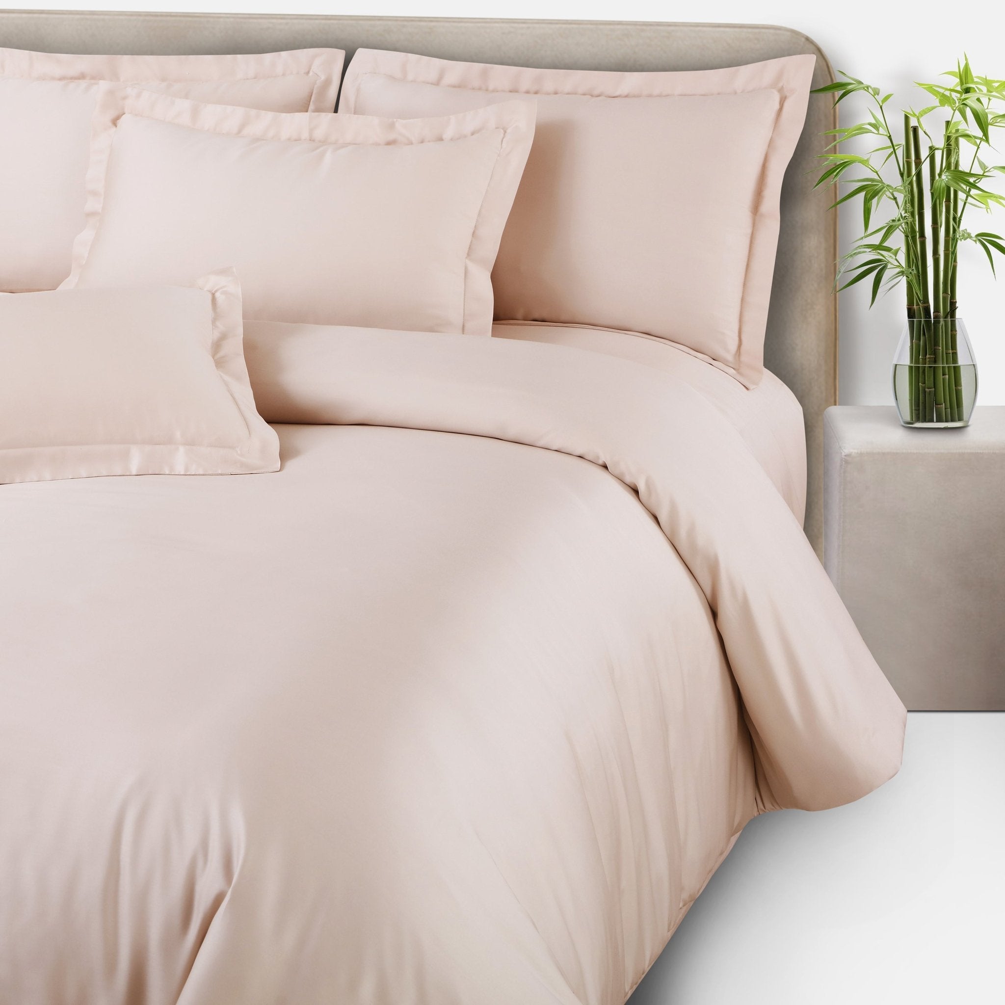 Malako Eco - Luxe: Premium Bamboo Bedding Collection (Beige) - MALAKO