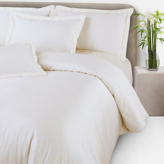 Malako Eco - Luxe: Premium Bamboo Bedding Collection (Off White) - MALAKO