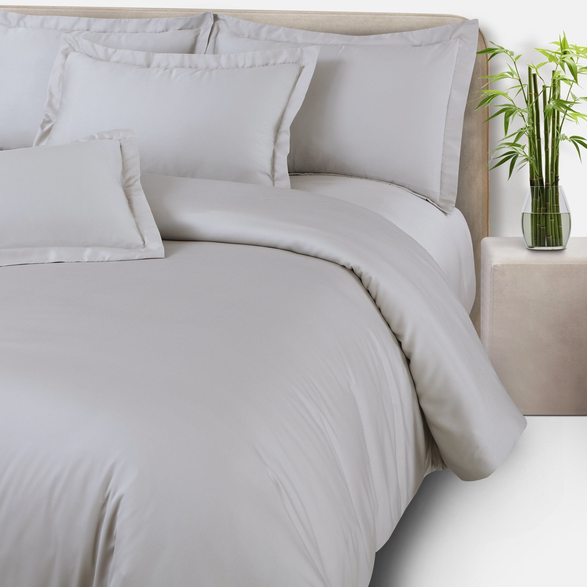 Malako Eco - Luxe: Premium Bamboo Bedding Collection (Silver Grey) - MALAKO