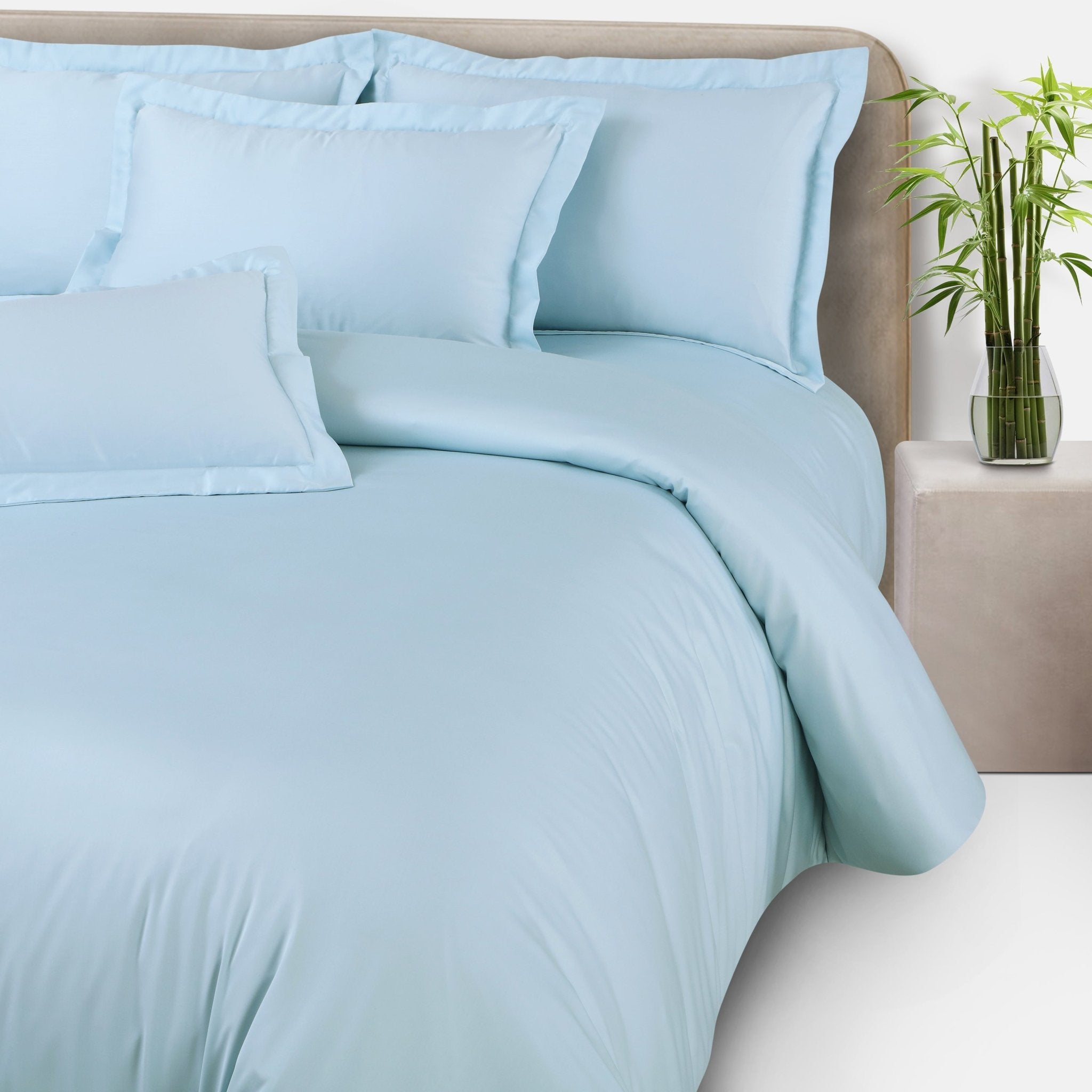 Malako Eco - Luxe: Premium Bamboo Bedding Collection (Sky Blue) - MALAKO