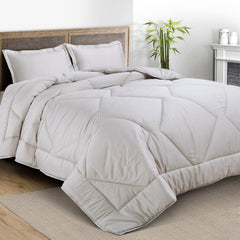 Malako Eco - Luxe Silver Grey 100% Bamboo Quilt/Comforter (For Summer: 200GSM) - MALAKO