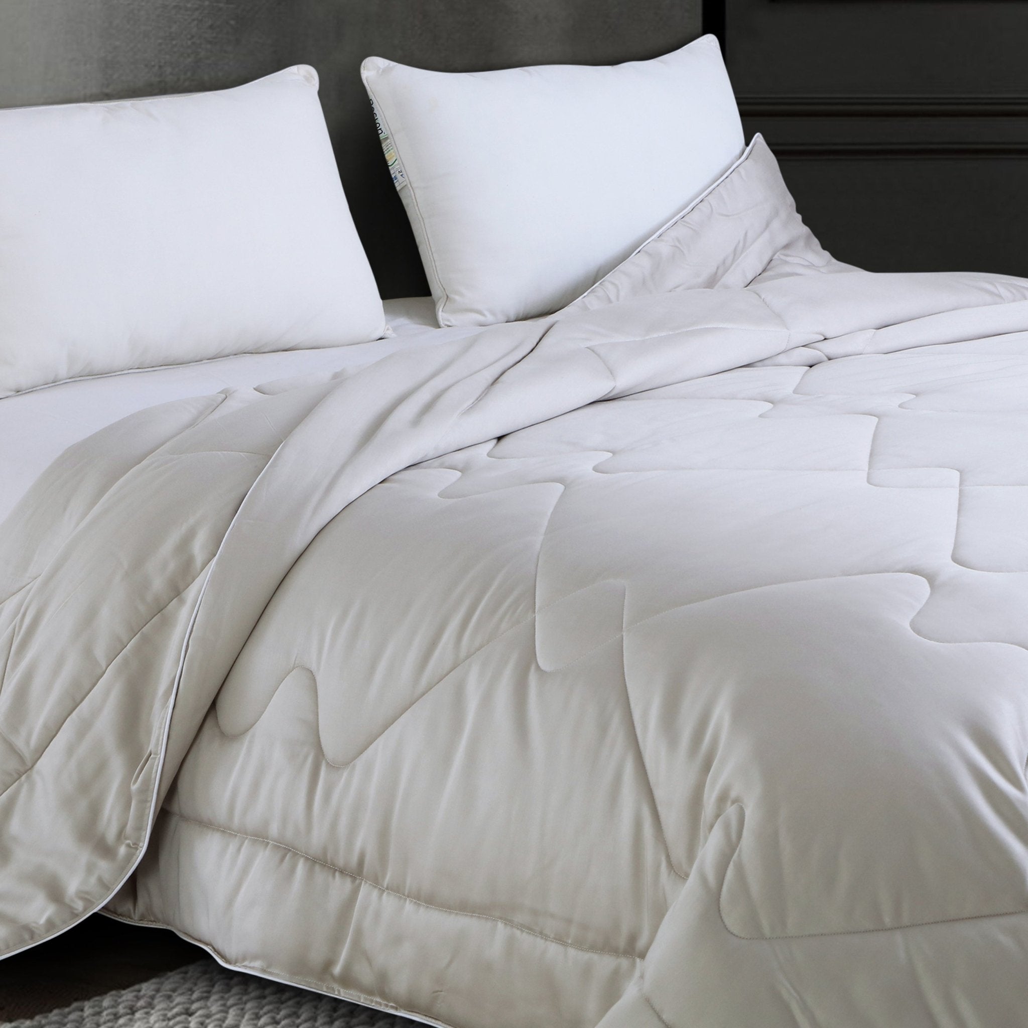 Malako Eco - Luxe Silver Grey 100% Bamboo Quilt/Comforter (For Summer: 200GSM) - MALAKO