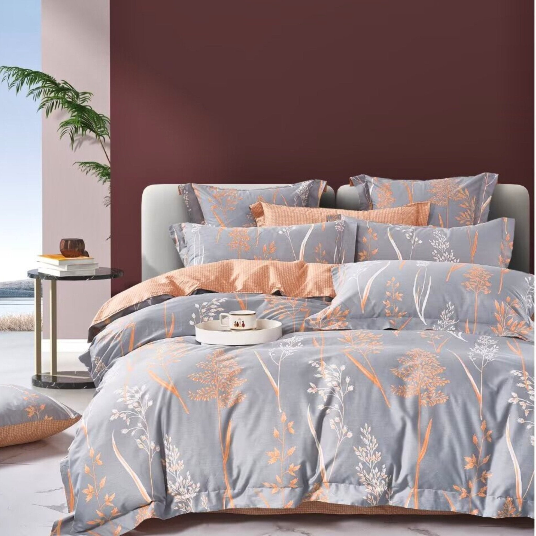 Malako Royale 100% Cotton King Size Printed Bedding - MALAKO